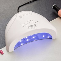 Sunuv-Profesjonalna lampa UV do paznokci, lampka LED do suszenia żelu, maszyna z czujnikiem na podczerwień, 48 W, manicure 2